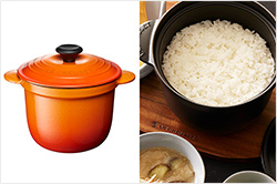 直火炊きで！ 〈ル・クルーゼ〉からご飯好きマストアイテム登場