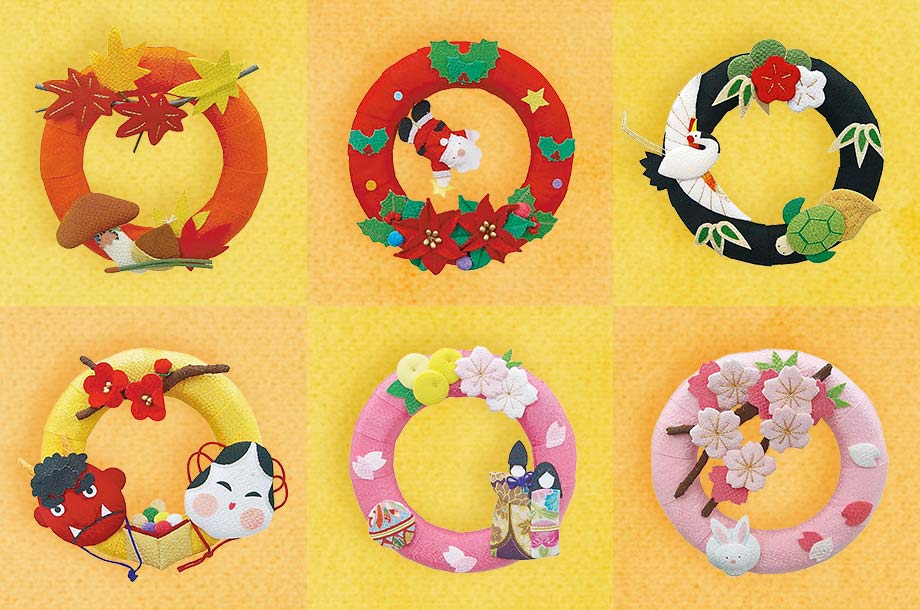 ＜夢み屋＞寿ぎのちりめん細工 ～お祝いギフトや季節のお飾りに～