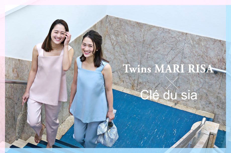 おしゃれツインズ MARI RISA×＜クレドシア＞。オンにもオフにも着回したい、等身大の服づくり