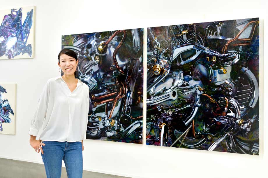 「牧田愛展 Artifact」 油絵で描く無機質と有機質の境界線