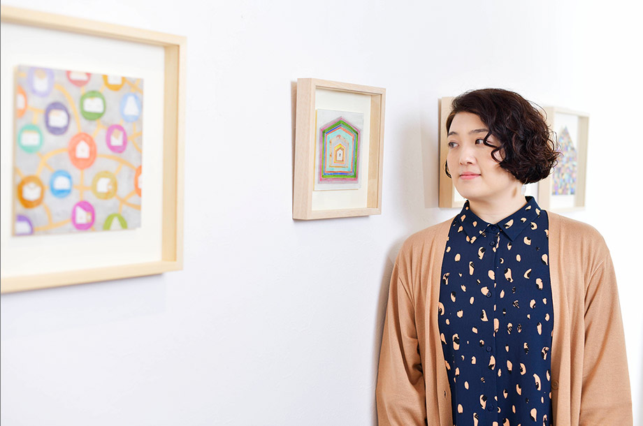 イブラヒム恵美子 ガラス絵展」家を描いたガラス絵で、暮らしに彩りを添える | 三越伊勢丹オンラインストア・通販【公式】