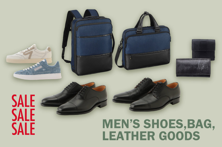人気のメンズシューズ・バッグ・財布・ベルト　セール