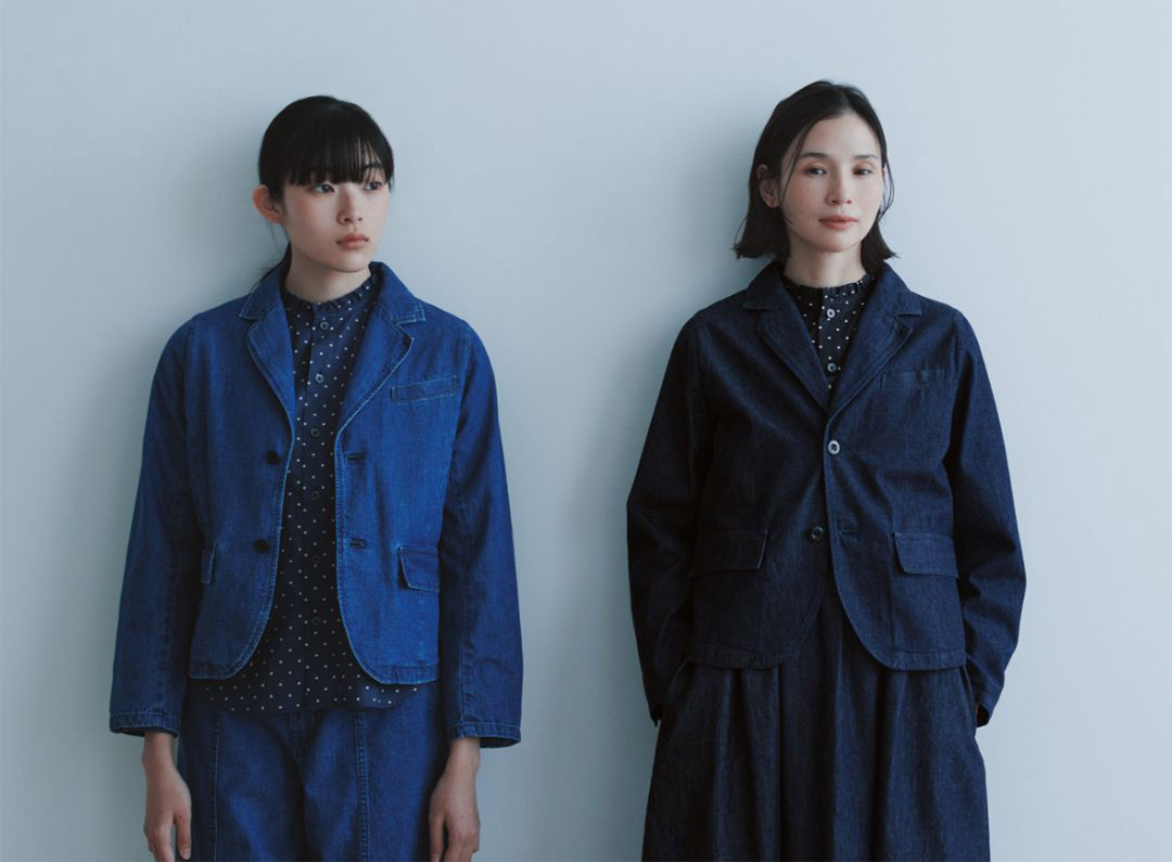 グランマママドーター オーガニックコットン デニムジャケット ワイド GRANDMA MAMA DAUGHTER (Women) / グランマ ママ ドーター TOP