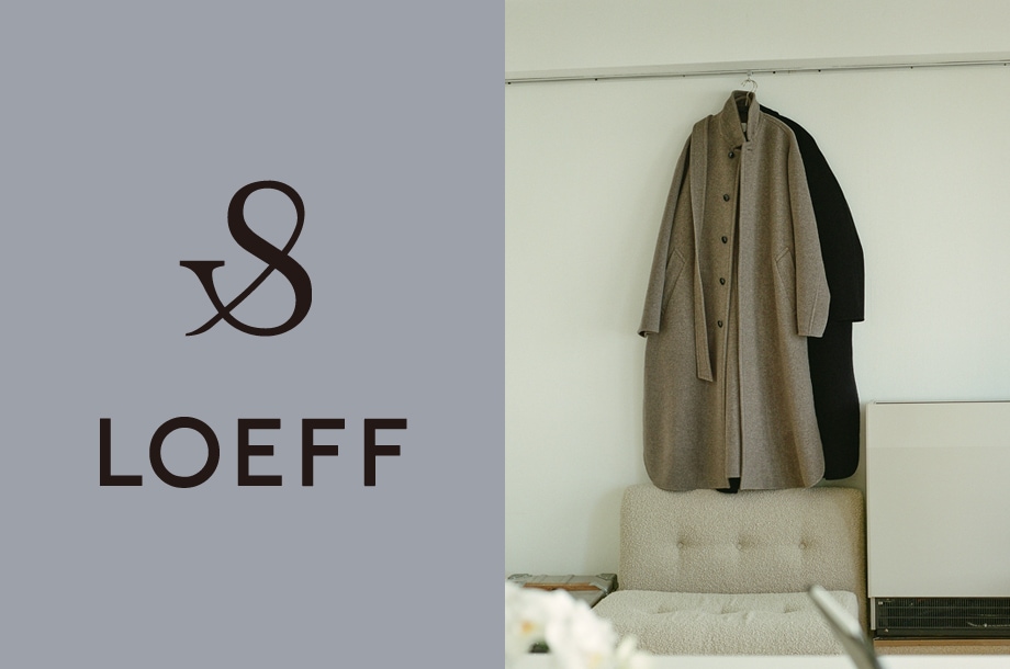 ＜LOEFF/ロエフ＞スリットからの景色も楽しむマキシコート。