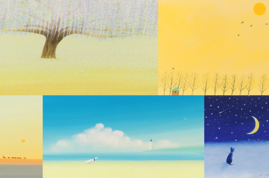 童景の夕日 | 葉祥明/ヨウショウメイ | 三越伊勢丹オンライン 童景の夕日 | 葉祥明/ヨウショウメイ | 三越伊勢丹オンライン