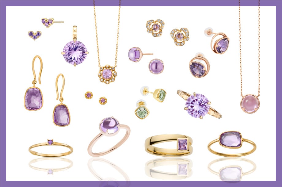 ハッピーを運んでくれる、2月の誕生石ジュエリー