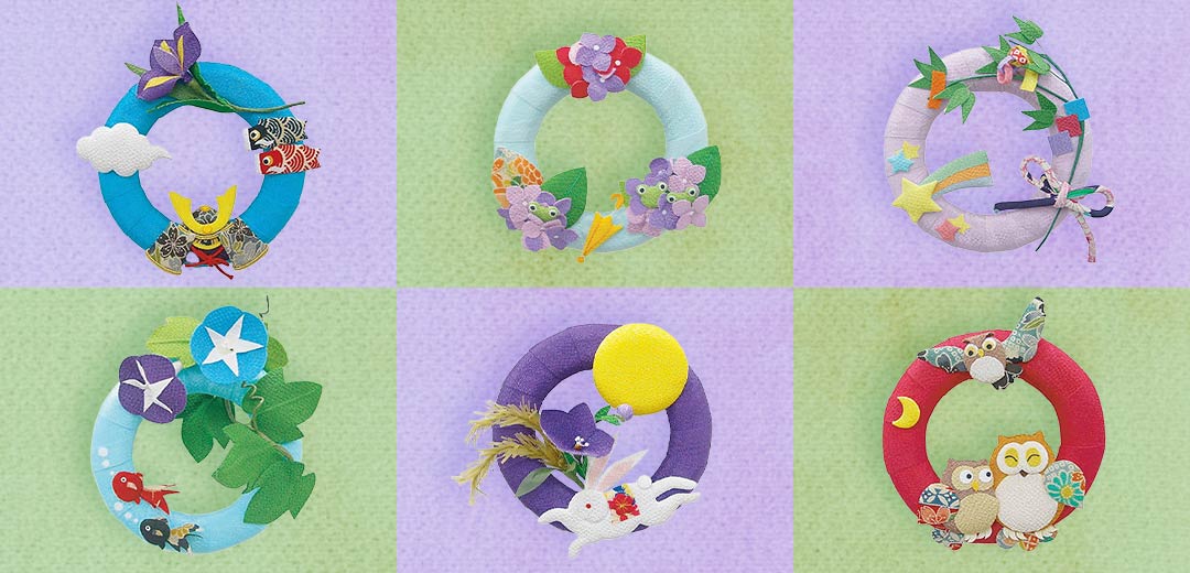 ＜夢み屋＞寿ぎのちりめん細工<br>～お祝いギフトや季節のお飾りに～
