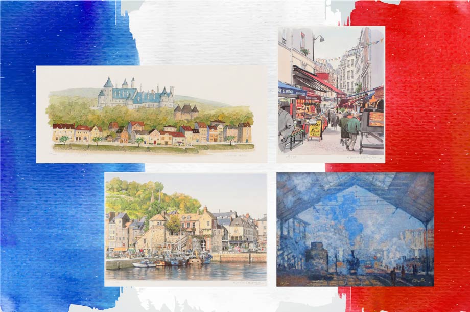 フランス各地の光と色彩　フランス風景版画アートの愉しみ